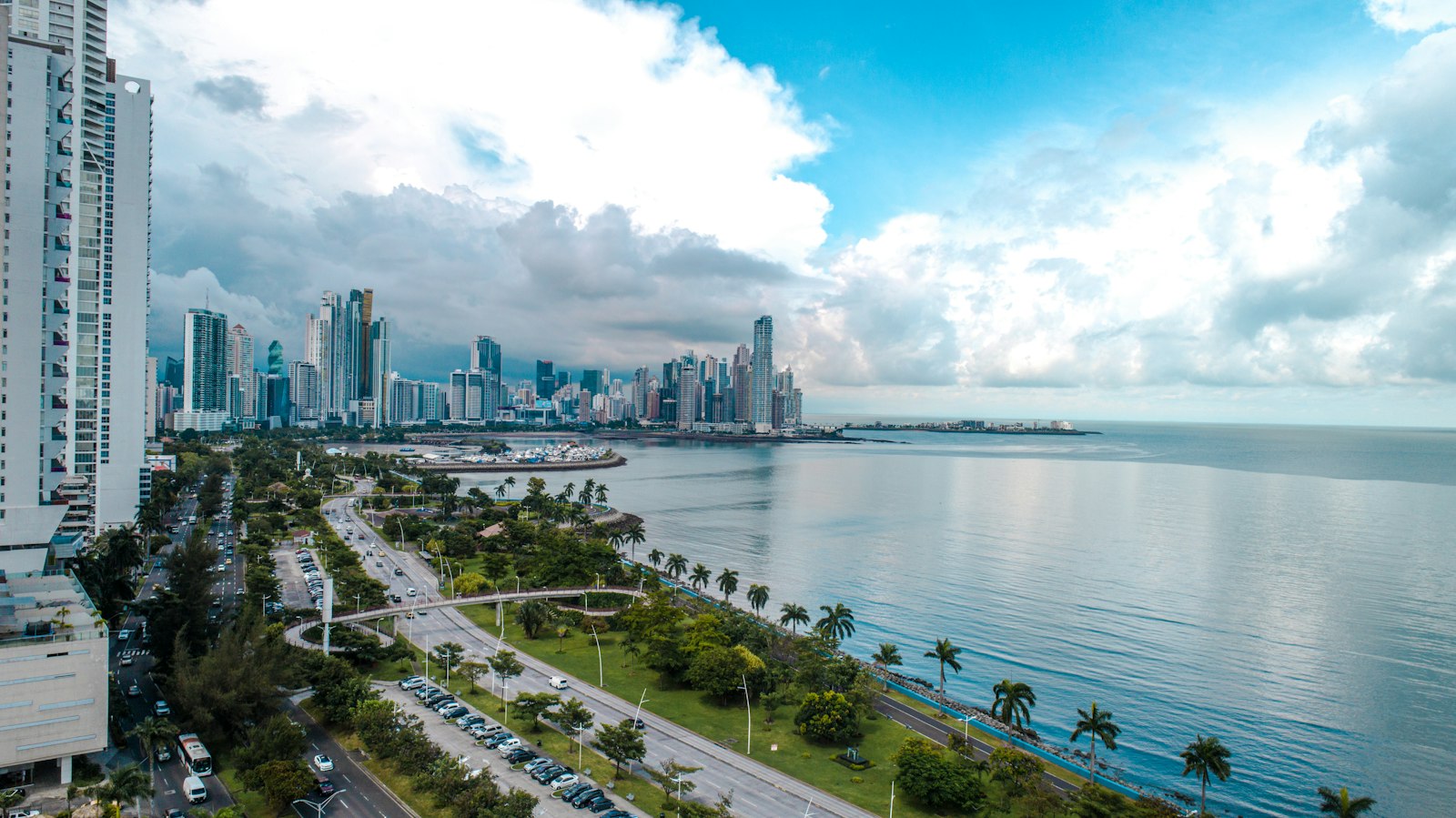 Cinta Costera y skyline de Ciudad de Panamá